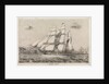Water Witch Opium Clipper barque built by Kidderpore 1831, shown 1856 off China coast by F G Hely