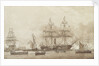 Arrival of Louis Philippe at Portsmouth 5 October 1844 by John Wilson Carmichael