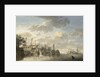 HMS 'Queen' at the King's Dock Woolwich by Hendrik Kobell