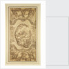 Drawing for the ceiling of the Painted Hall with key to figures on reverse by James Thornhill
