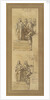 Sketches for the west wall of the Painted Hall, Greenwich by James Thornhill