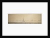 A galjoot with the Dutch fleet in the distance by Willem Van de Velde the Younger