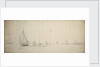 A kaag and other Dutch vessels before the wind by Willem van de Velde the Elder