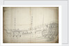 Portrait of an English two-decker by Willem Van de Velde the Younger