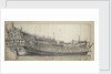 English two-decker, possibly the 'Yarmouth', built in 1653 and broken up in 1680 by Willem van de Velde the Elder