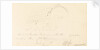 Sketch of the bow of HMS 'Collingwood' by Robert Strickland Thomas