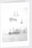 Sketches of HMS 'St Joseph' at anchor and HMS 'Lavinia Hamoaze' by John Tom