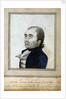 Sketched portrait of Marsh, purser of the 'Queen Charlotte' by unknown