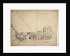 Portrait of the 'Geloof', built in 1661 and last mentioned in 1674 by Willem Van de Velde the Younger