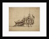 Portrait of the 'Seahorse' by Willem Van de Velde the Younger