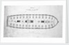 Plan of the lower deck of the 'Centaur' by Unknown