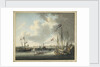 The Duke of Clarence landing at Stade, Prussia, at the mouth of the Elbe, 1785 by Robert Cleveley