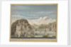 The taking of Porto Bello by Vice Admiral Vernon on the 22 November 1739 with six men-of-war only by Remigius Parr