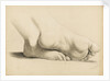 Study of a pair of feet crossed at the ankles by Margaret Louisa Herschel