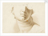 Study of the lower half of a human face, possibly a statue by Margaret Louisa Herschel
