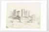 Sketch of Framingham Castle, Suffolk by Margaret Louisa Herschel