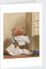 Study of an armchair with various newspapers by Margaret Louisa Herschel