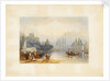 View of river and buildings by Unknown
