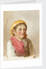 A young Italian peasant girl by Matilda Rose Herschel