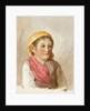 A young Italian peasant girl by Matilda Rose Herschel