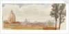 View of churches in Rome by Matilda Rose Herschel