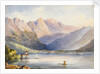 Watercolour of a lake by M. Nicolas Karth