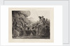 South African Sketches. Plate II. The Revd Mr Moffat Preaching to the Bechuana by Charles Davidson Bell