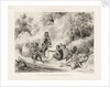 South African Sketches. Plate III. Breakfast Party of Kaffir Marauders detected by Charles Joseph Hullmandel