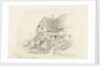 Sketch of a thatched house at 'Pewsey, 10 July 1878' by unknown