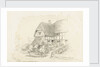 Sketch of a thatched house at 'Pewsey, 10 July 1878' by unknown