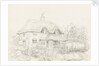 Sketch of Mary Ruddle's shop, with figures by unknown