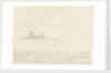 Small sketch of a rainbow. Shown with St Hilda's church Whitby. by S.E. Hardcastle