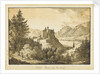 Schloss Amras bey Innsbruck by Franz Schweighoter
