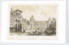 View of the central court of the Chateau de Blois by Bachelier