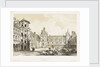 View of the central court of the Chateau de Blois by Bachelier
