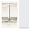 Colonne de la Gde Armee. Cote de la Rue St Honore by Toussaint