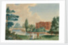 View of Merton House showing Lady Hamilton and Horatia in the grounds by unknown