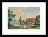 View of Merton House showing Lady Hamilton and Horatia in the grounds by unknown