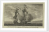 Sir Francis Drake engaging the 'Cacafuego', a rich Spanish ship by John June
