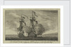 Sir Francis Drake engaging the 'Cacafuego', a rich Spanish ship by John June