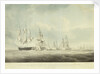 HMS 'Pallas' passing to windward of 'La Minerve' and 'La Lynx',  'Palinure' and 'Sylph' by Nicholas Pocock