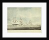 HMS 'Pallas' passing to windward of 'La Minerve' and 'La Lynx',  'Palinure' and 'Sylph' by Nicholas Pocock