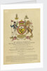 Arms of Horation Nelson by J. Adlard