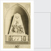 This Print represents the Monument in Guildhall of the City of London, in Commemoration of Admiral Lord Visct Nelson by George Ballisat