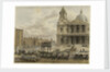 'Funeral Procession of the late Lord Viscount Nelson, from the Admiralty to St Paul's, London, 9th January 1806' by Augustus Charles Pugin [artist]; M. Merigot [engraver]; James Cundee [publisher]