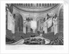 Interment of the Remains of the late Lord Viscount Nelson in the Cathedral of St Paul, London on the 9th of January 1806 by Augustus Charles Pugin