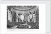 Interment of the Remains of the late Lord Viscount Nelson in the Cathedral of St Paul, London on the 9th of January 1806 by Augustus Charles Pugin
