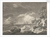 A Storm Depicting wrecked vessels off a rocky coast with survivors struggling ashore by Vernet