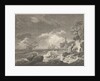 A Storm Depicting wrecked vessels off a rocky coast with survivors struggling ashore by Vernet