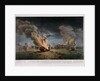 To the Captains other officers & seamen who with a detachment of Boats from the Fleet... Burnt the Prudent and took the Bienfaisant in Louisburgh Harbour... 26th July, 1758 by Richard Paton